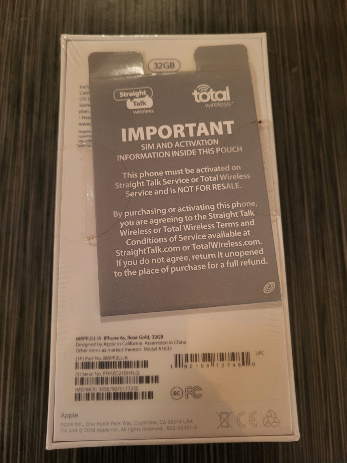 I Phone 6s Rose Gold Brand New 32 Gb Sealed In Box