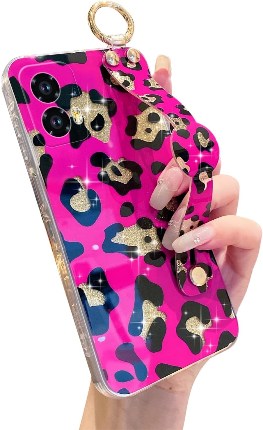 Motorola Moto G Stylus 5G 2024 Case with Kickstand Cute Glitter Cartoon Design