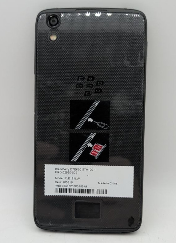 BlackBerry DTEK50 16GB Unlocked Smartphone GSM LTE 13MP Camera 5.2″ HD Display