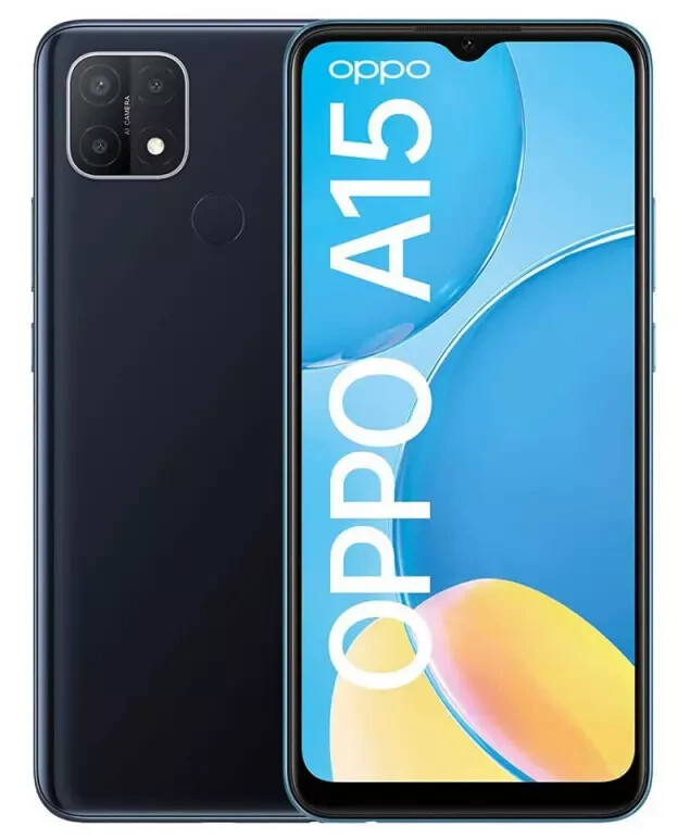 UNLOCKED OPPO A15 4G LTE 32GB 6.52″ 13.0MP Android Smart Phone / T-Mobile LYCA