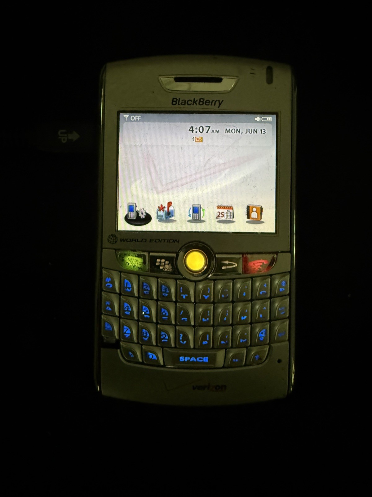 BlackBerry 8830 Phone – World Edition Silver – Verizon – Used -Working Condition