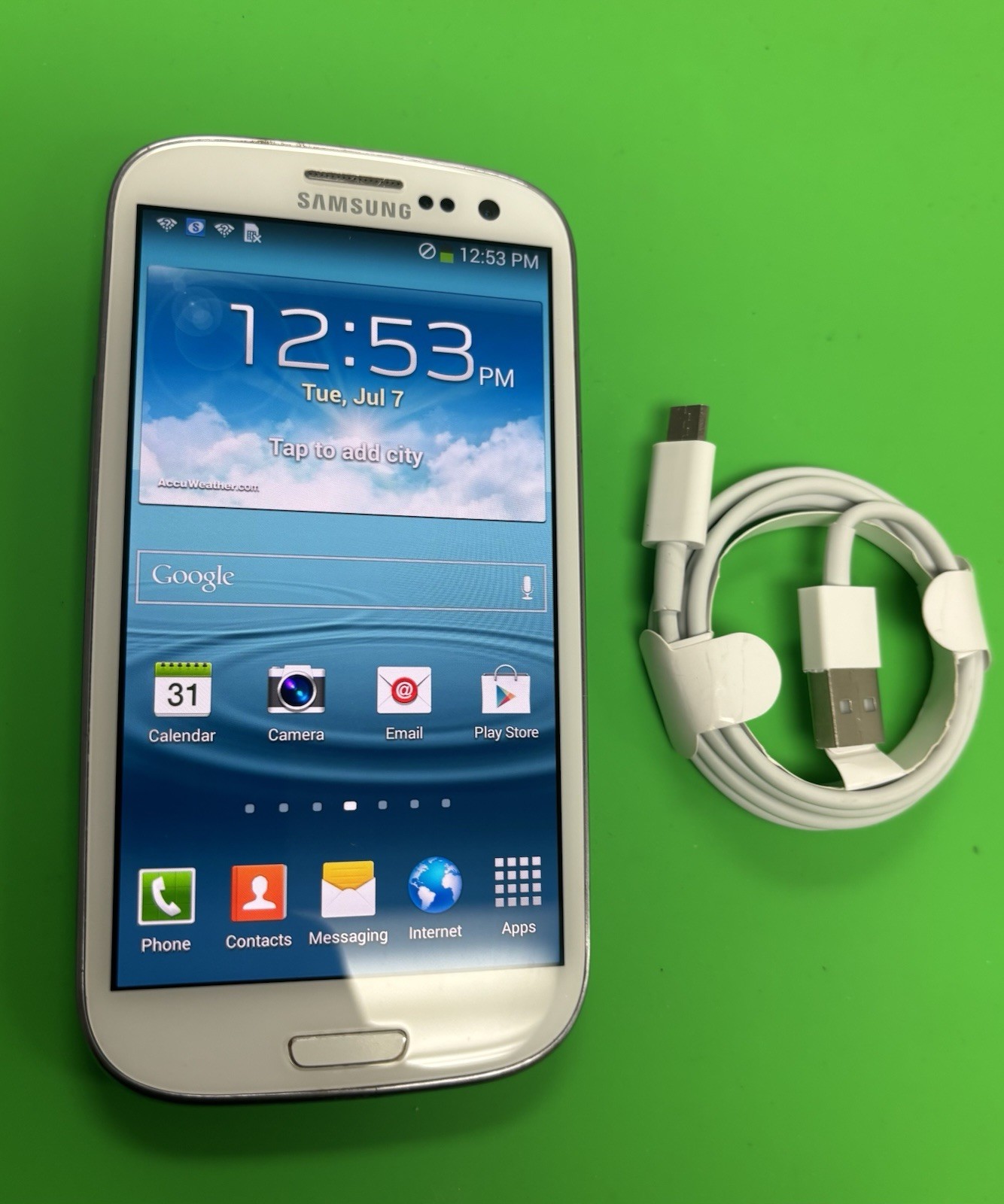 Samsung Galaxy S III S3 – 16GB WHITE (T-MOBILE) FREE BUNDLE & SHIPPING