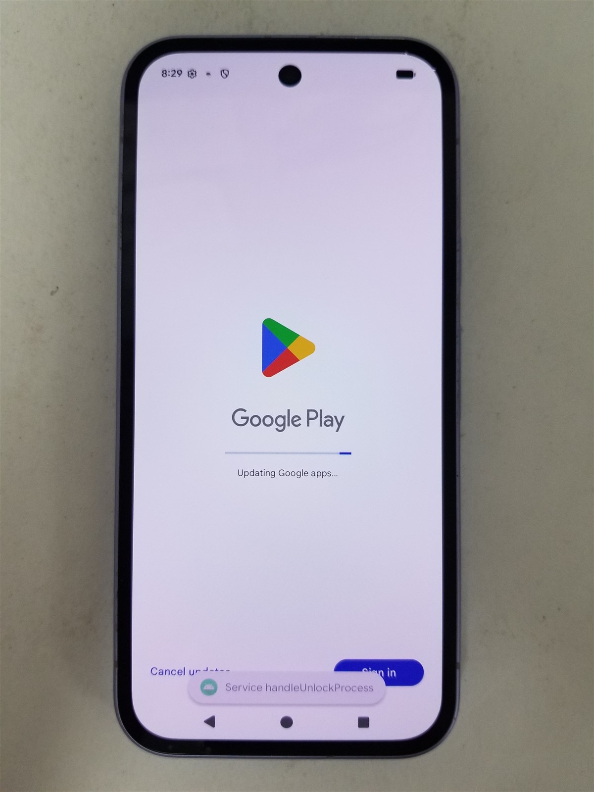 Google Pixel 9a 256GB Purple GXQ96 (Unlocked) Damaged zD3085