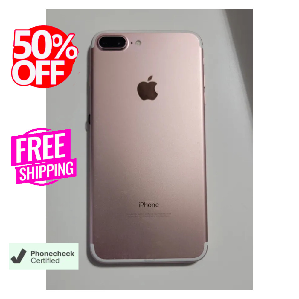 Apple iPhone 7 Plus -32GB 128GB- Fully Unlocked Att Rose Gold/Black/Red LTE WIF