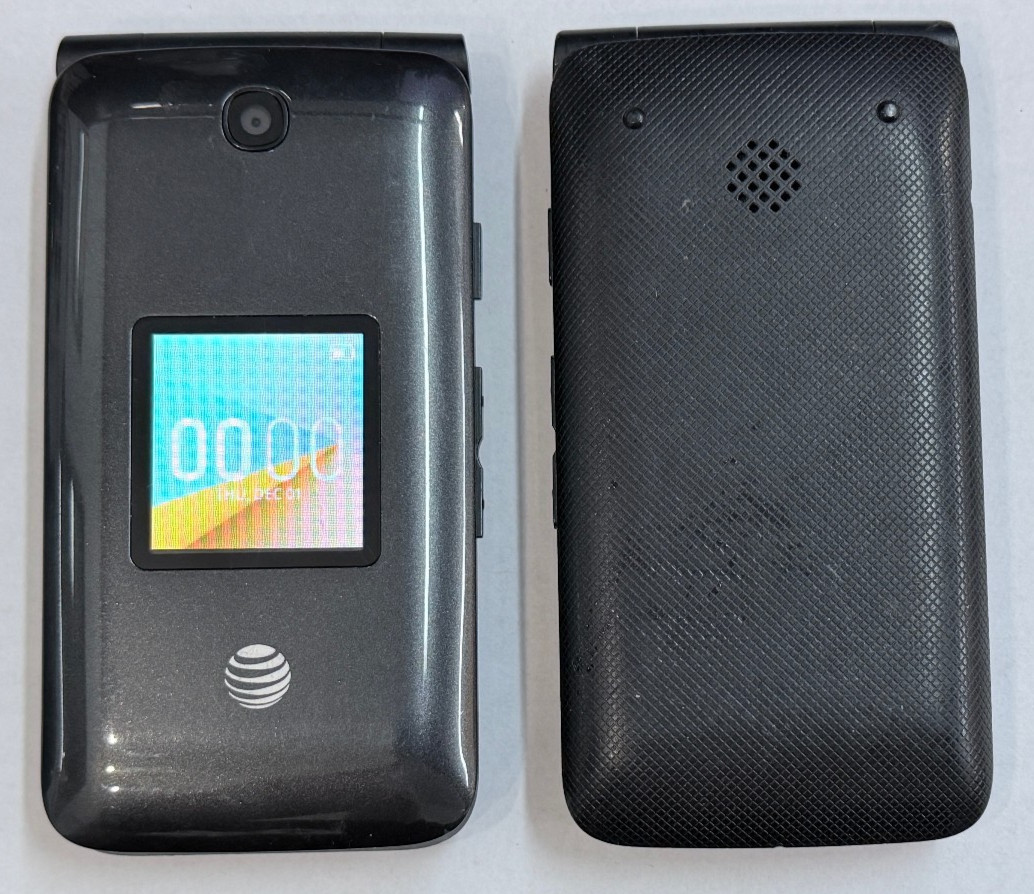 UNLOCKED ALCATEL AT&T Cingular Flip 4044o Camera 4G LTE Cell Phone *READ