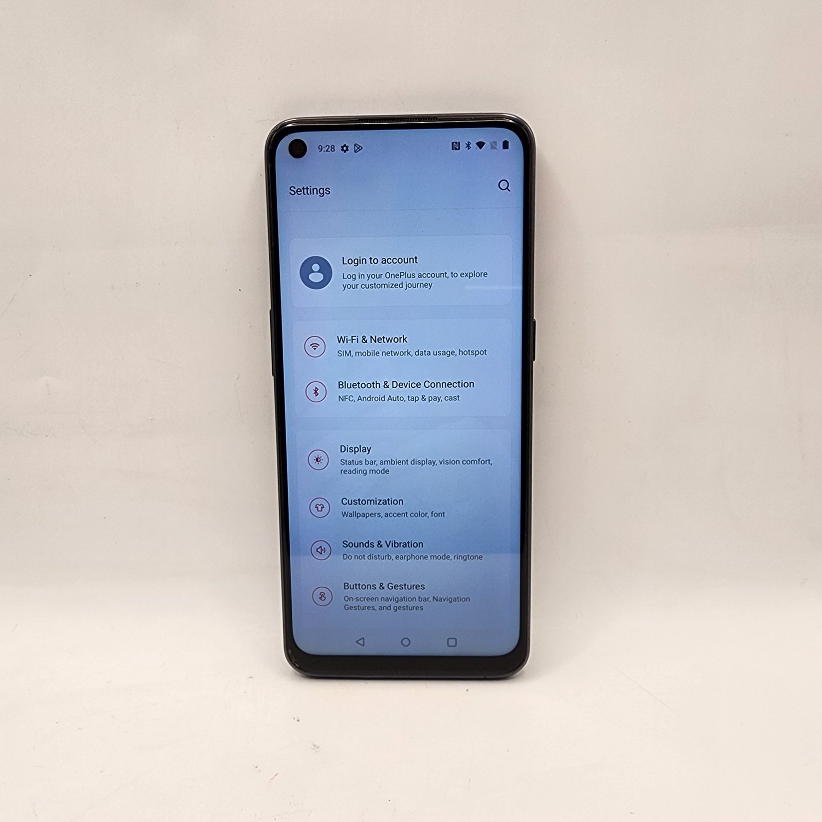 OnePlus Nord N10 5G BE2028 128GB Midnight Ice (T-Mobile/Unlocked)