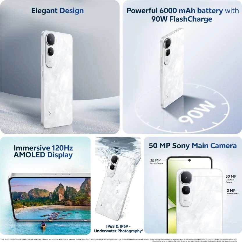 Vivo Y400 5G (Green 256 GB 8GB RAM) 6.67 inch Global Version-“NO TARIFFS IN USA”
