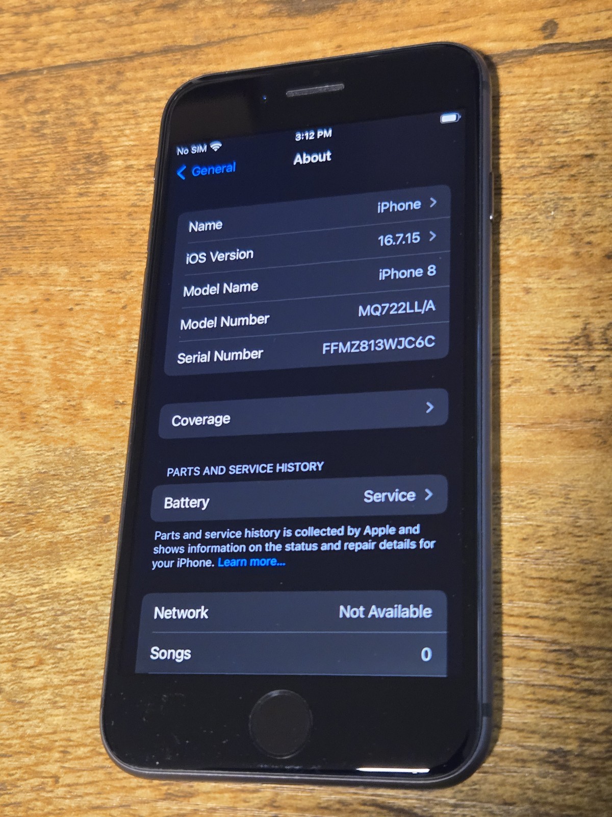 Apple iPhone 8 – 64GB – Space Gray (Unlocked) Battery 88%
