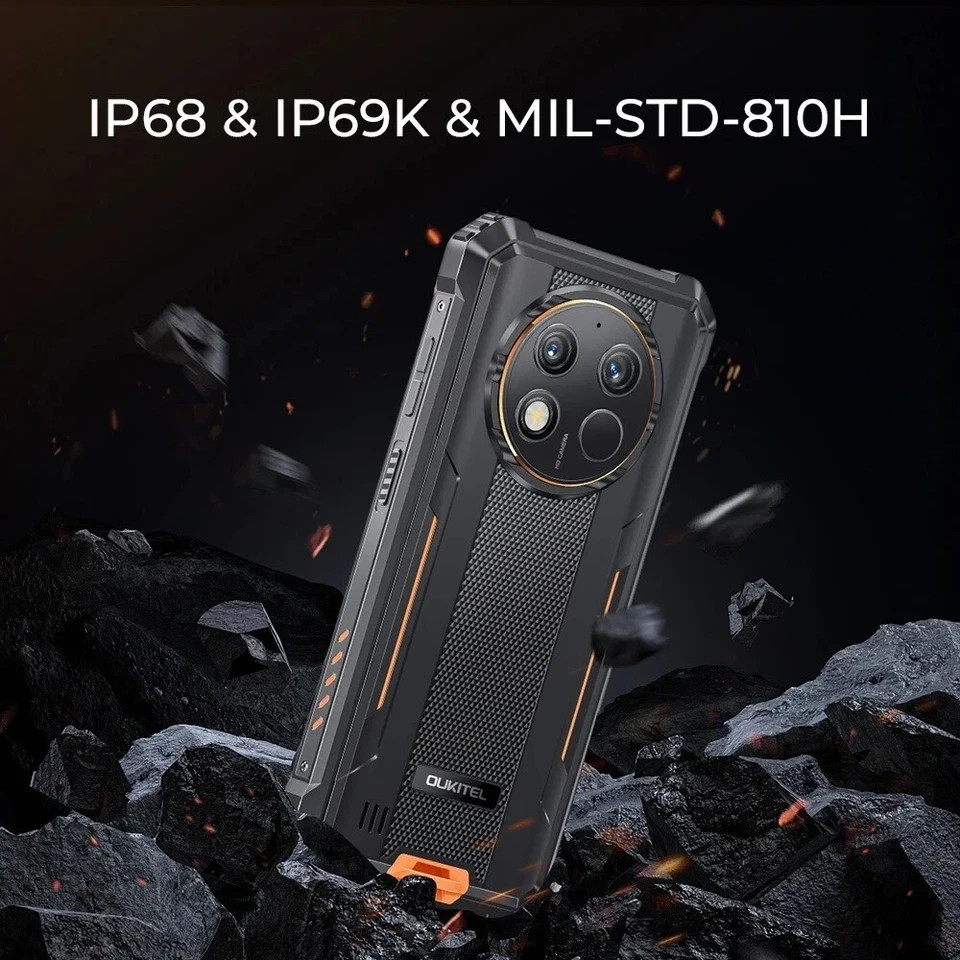 PHONE SET Oukitel WP28E Rugged Smartphone 10600mAh 6.52Inch Android 14