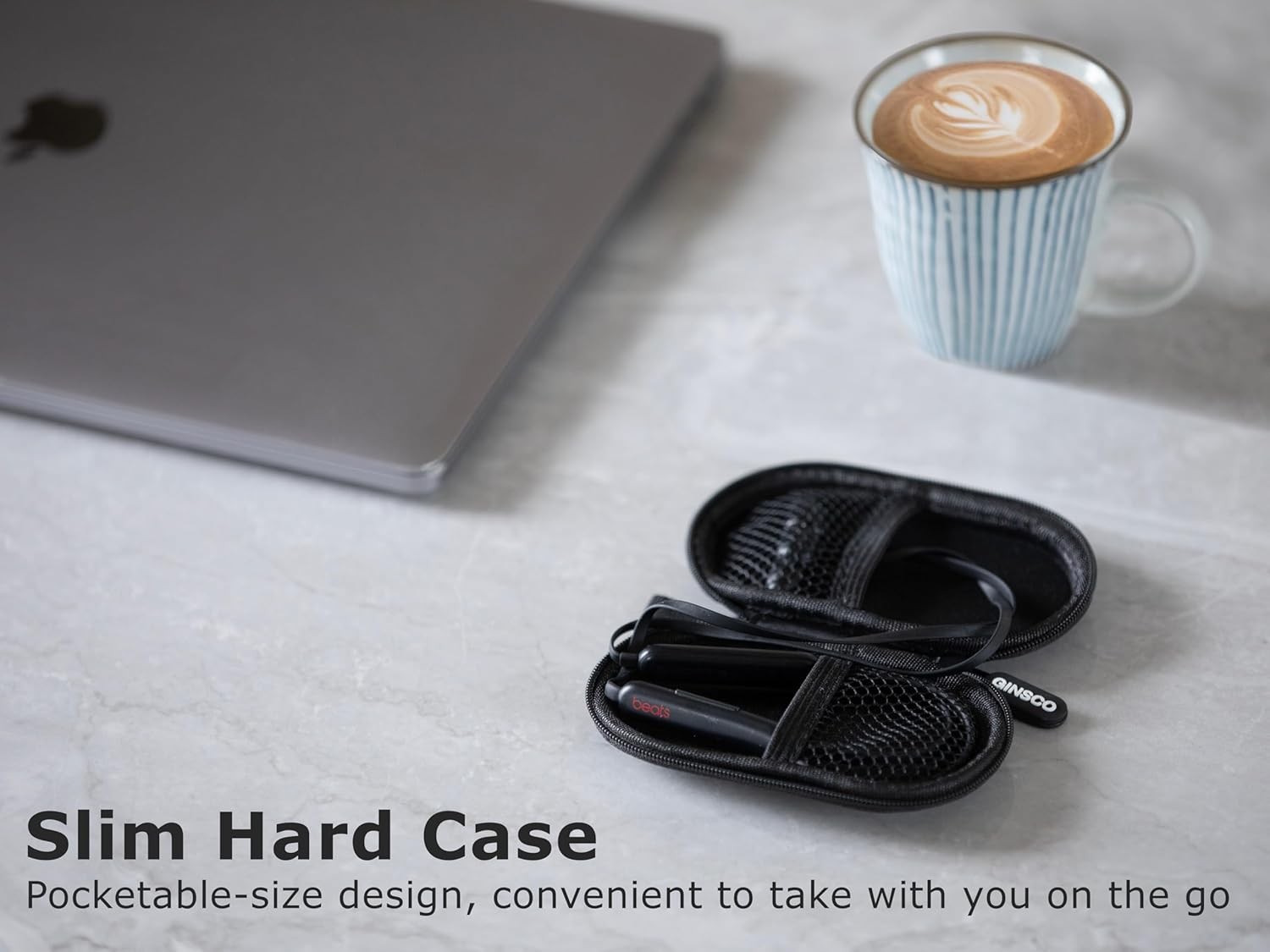 Mini-Portable Case for Apple EarPods Headphones Wired Ear Buds/Samsung Galaxy Ea
