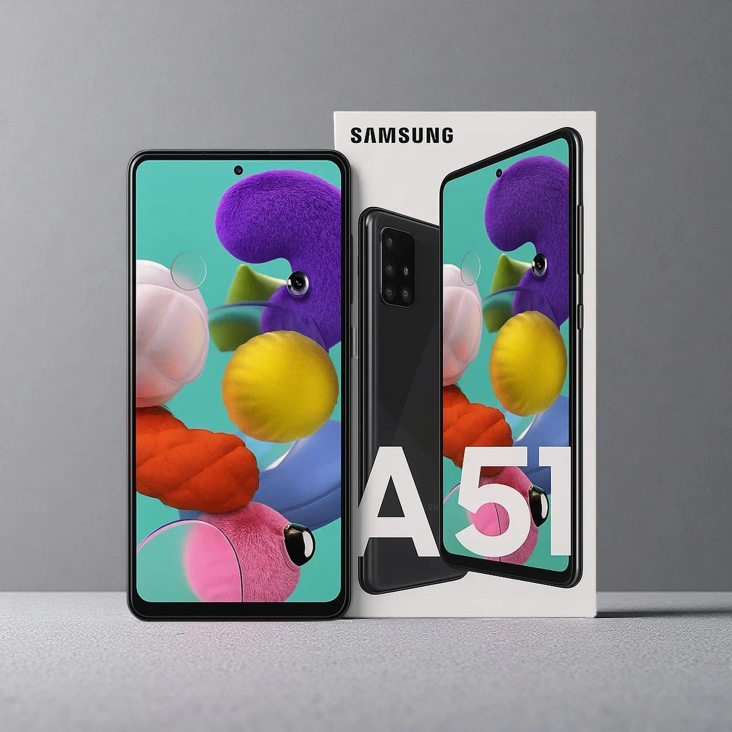 New Sealed Samsung Galaxy A51 128GB Factory Unlocked GSM Black Smartphone USA