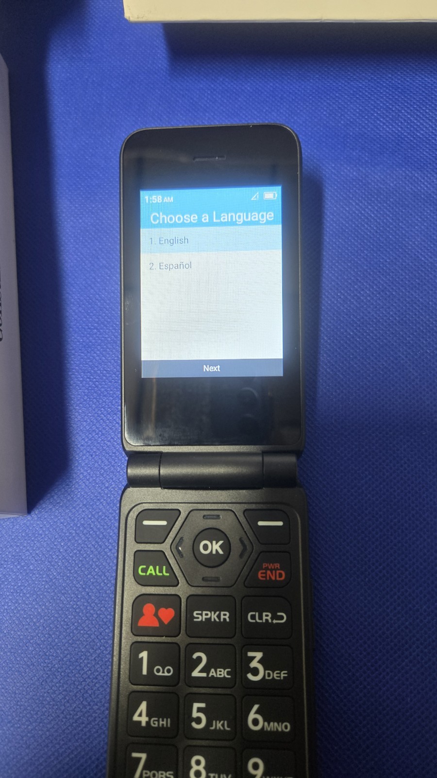 Consumer Cellular Iris Easy Flip (8GB) – Steel Gray -OPEN BOX