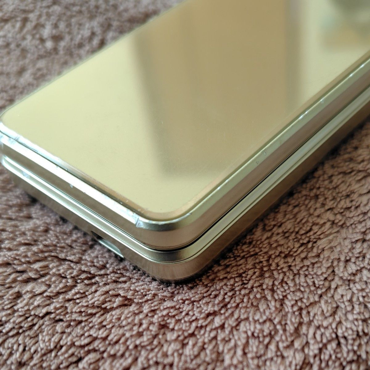 SHARP AQUOS Keitai 2 601SH Gold Flip Phone Softbank SIM Free Used From Japan