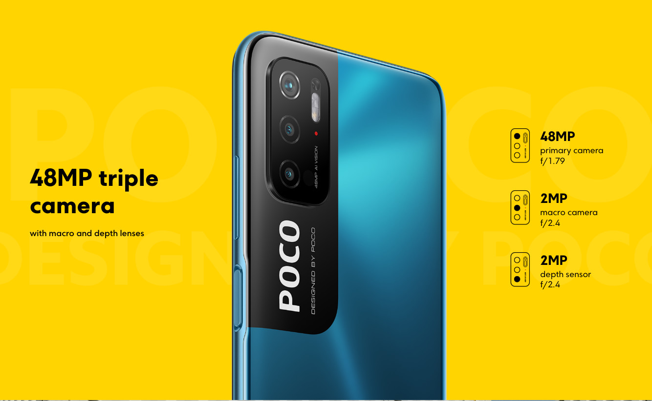 Xiaomi POCO M3 PRO 5G Cool Blue – 4GB RAM – 64GB ROM – Global Version – NEW