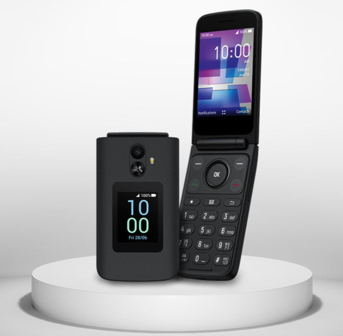 TCL Flip 3 4G LTE 16GB 5MP Basic Flip Phone for “Verizon Prepaid” Only (T435SP)