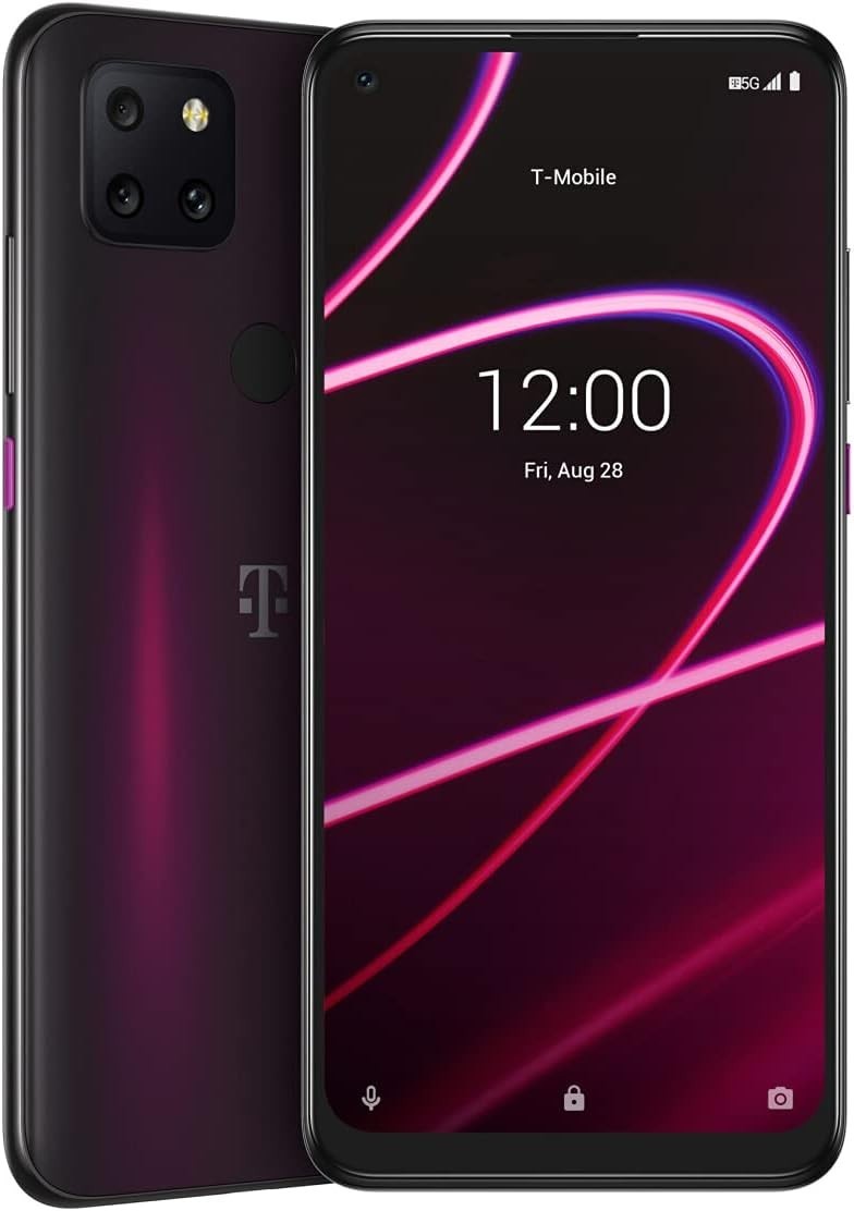 T-Mobile REVVL 5G T790W Smartphone 6.53″ Display 6GB RAM 128GB – Nebula Black