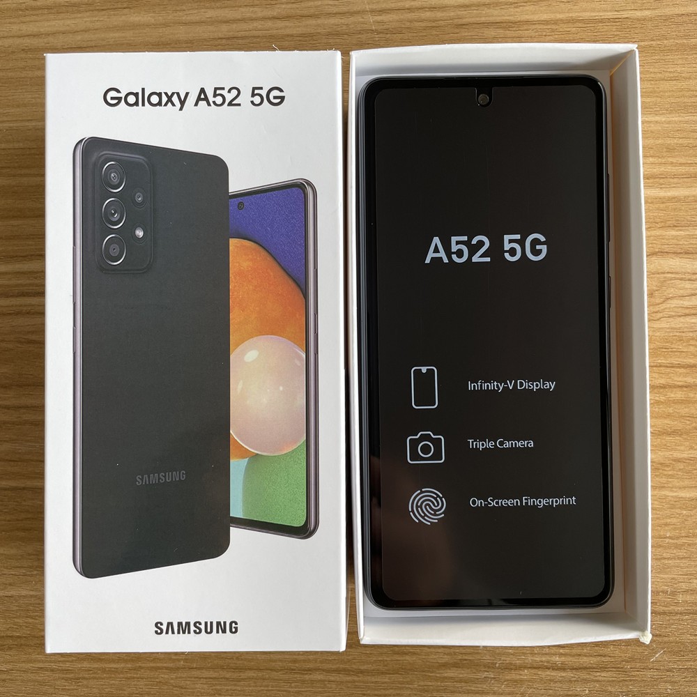 Unlocked Samsung Galaxy A52(5G) SM-A526U 128GB+6GB Black New Sealed Smartphone