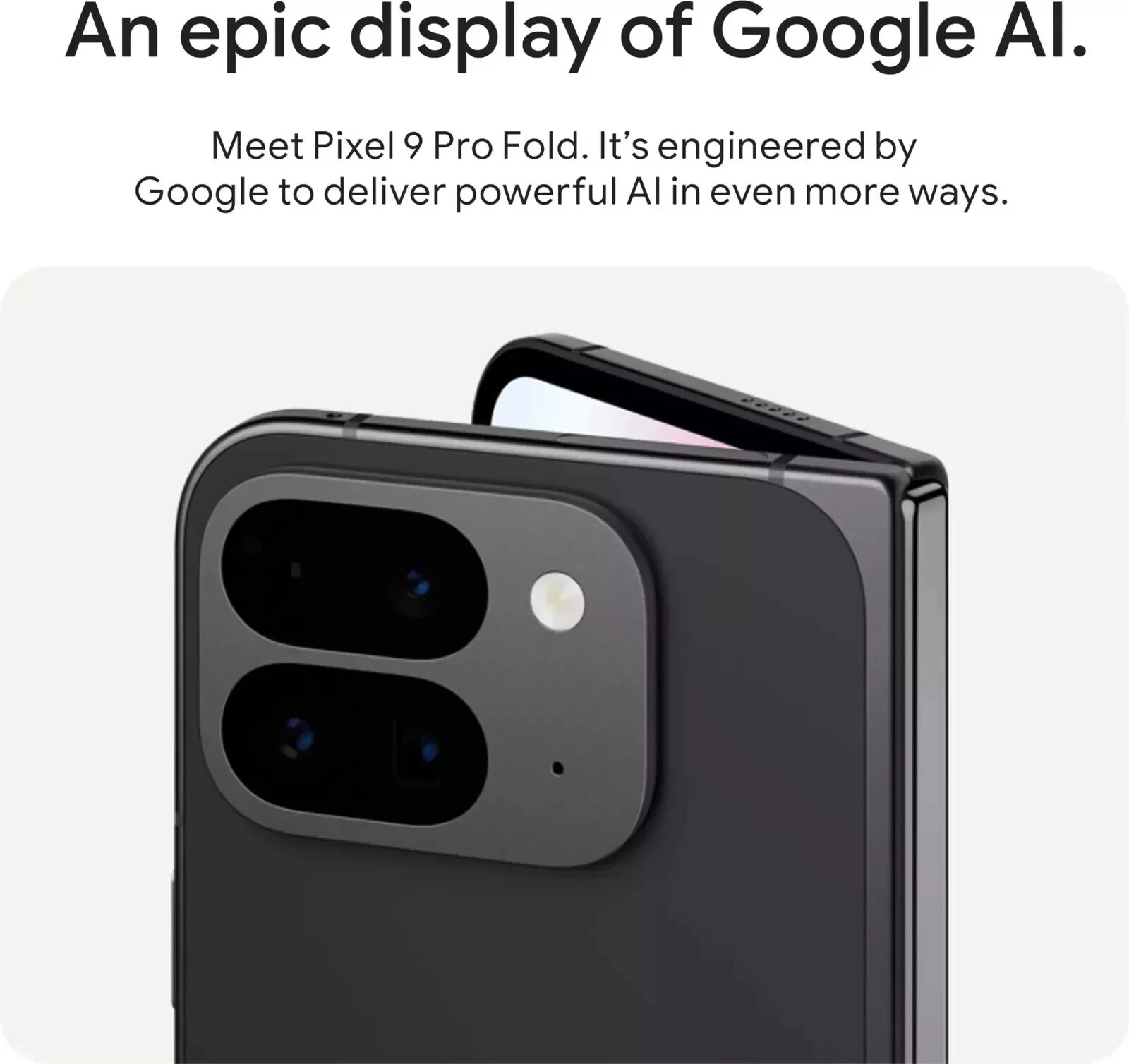 Google Pixel 9 Pro Fold (Black, 256 GB 16 GB RAM) 48MP Tensor G4 Global Version.