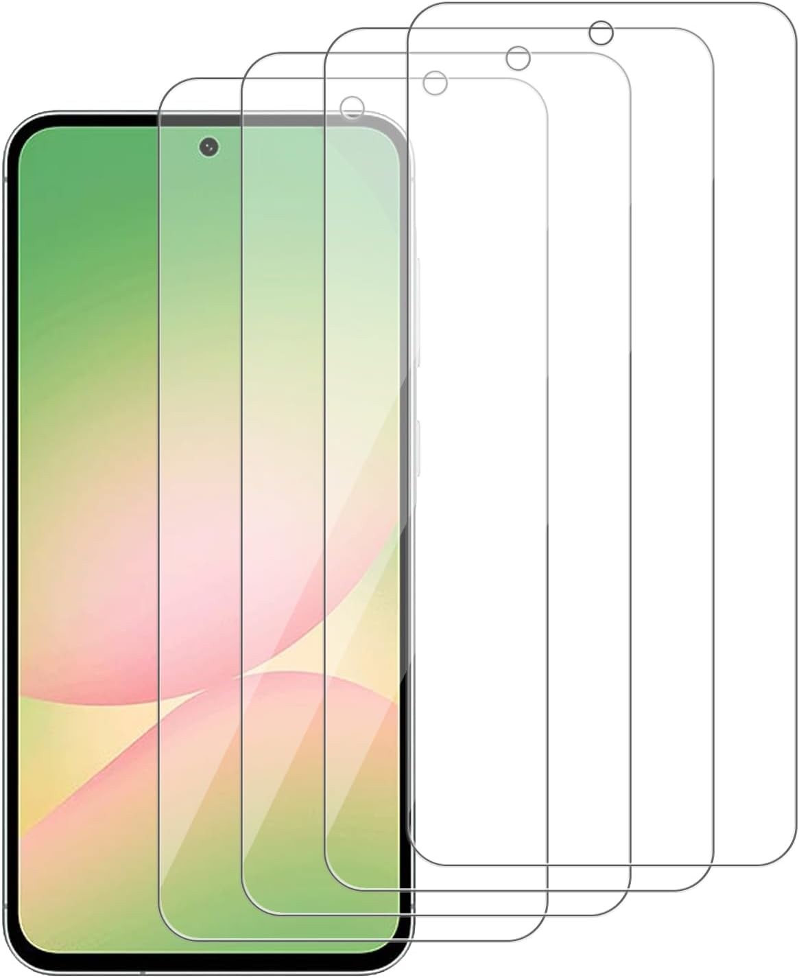 4PCS Glass Screen Protector for samsung galaxy a56 5G 9H Hardness Scratch Resist