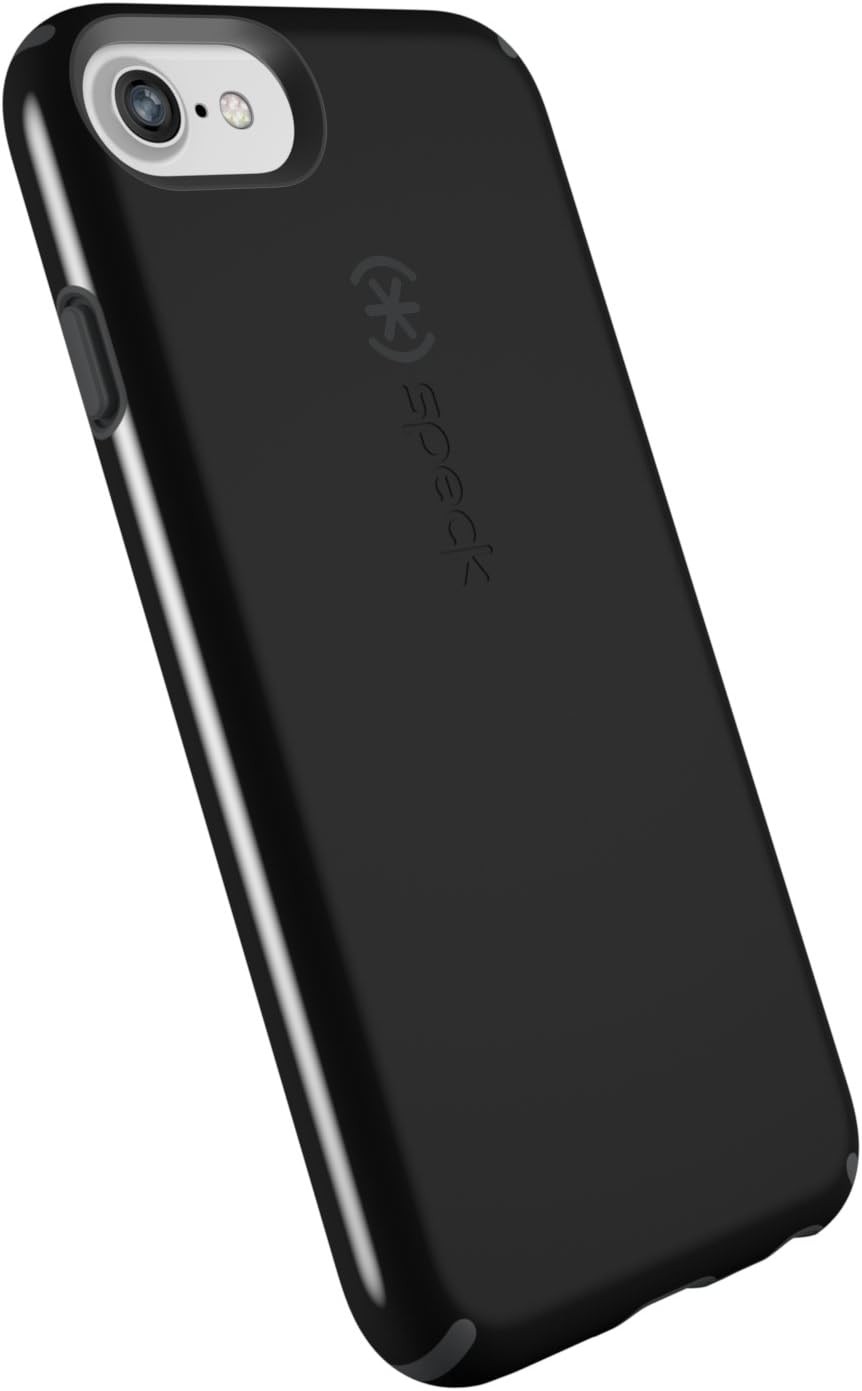 Speck CandyShell Case in Black/Slate Grey for iPhone SE (2022, 2020), iPhone 8,