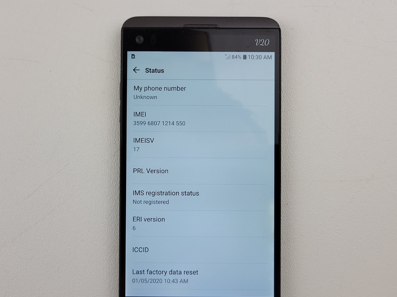 LG V20 (LG-VS995) 64GB – Gray (Verizon) Smartphone – *PLEASE READ* – H7993
