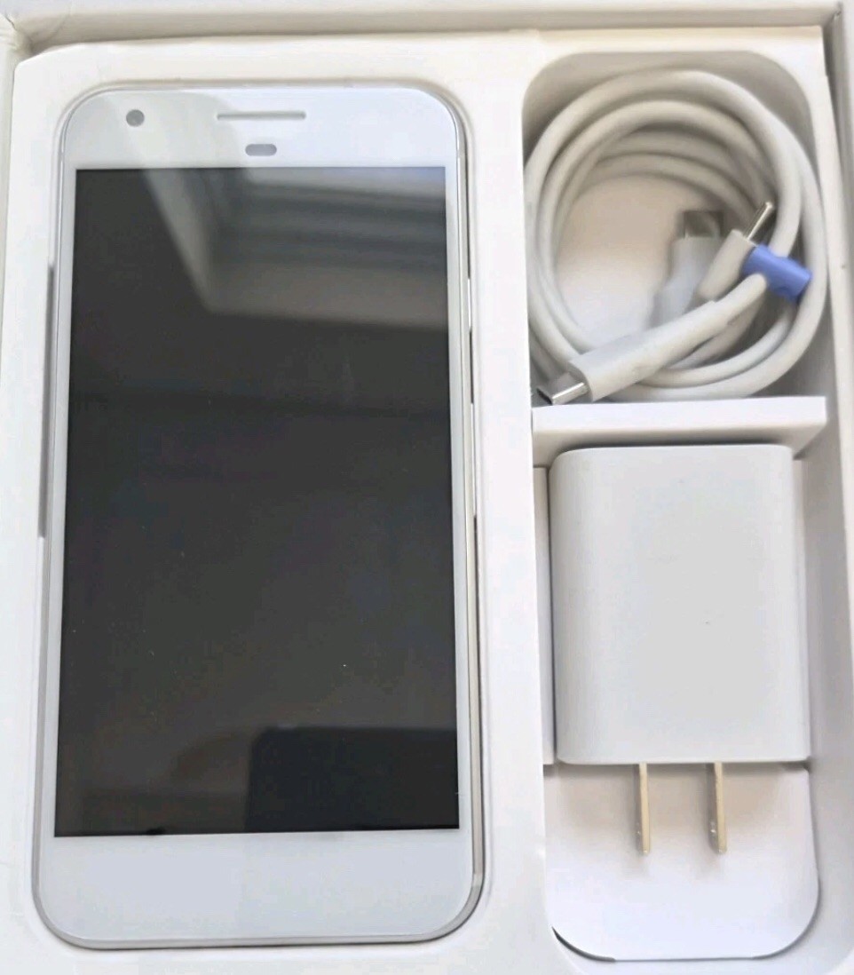 🔥Google Pixel G-2PW4100 32Gb In Silver Cell Smart Phone🔥SHIP SAME DAY
