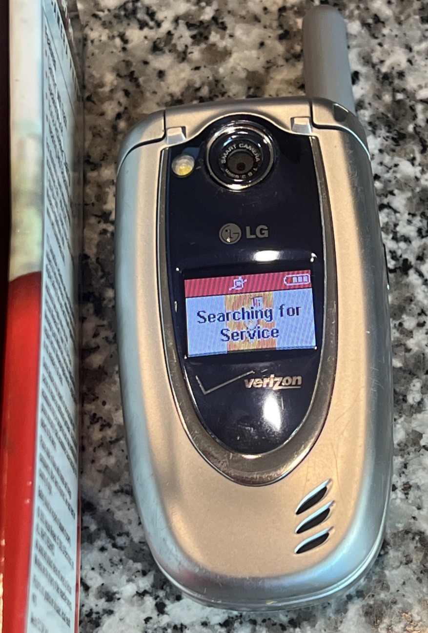 LG Vx-5200 Very Rare – For Collectors – No Sim, Original Box, Verizon, CDMA, 🔥