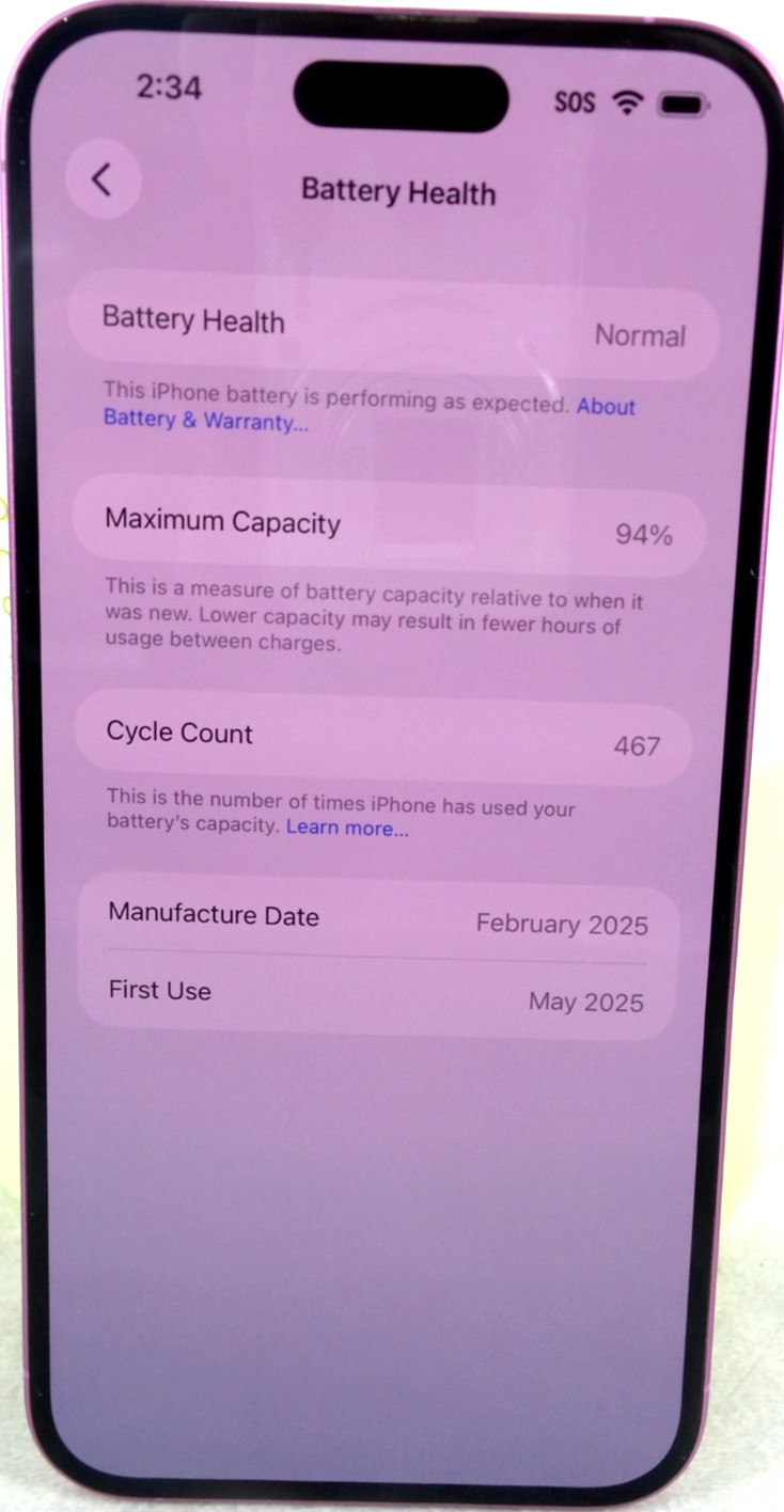 Apple iPhone 16 Plus A3082 MXUV3LL/A – Pink (Sprint/T-Mobile) *SEE DESCRIPTION