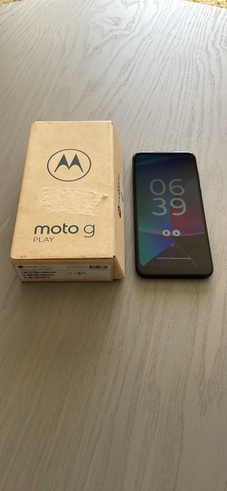 Moto G Play 2023 3-Day Battery Unlocked Made for US 3/32GB (PIN UNKNOWN)(D72)