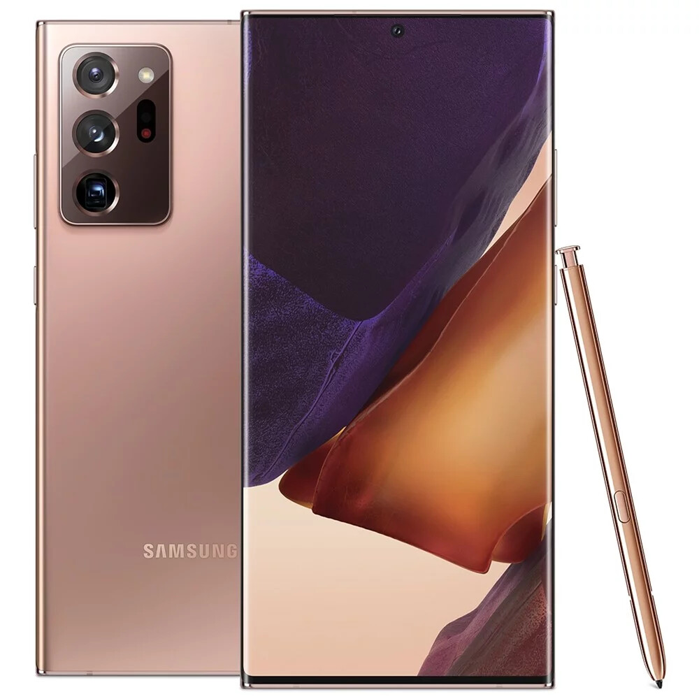 Samsung Galaxy Note20 Ultra 5G SM-N986U Unlocked 128GB Bronze B Light Burn