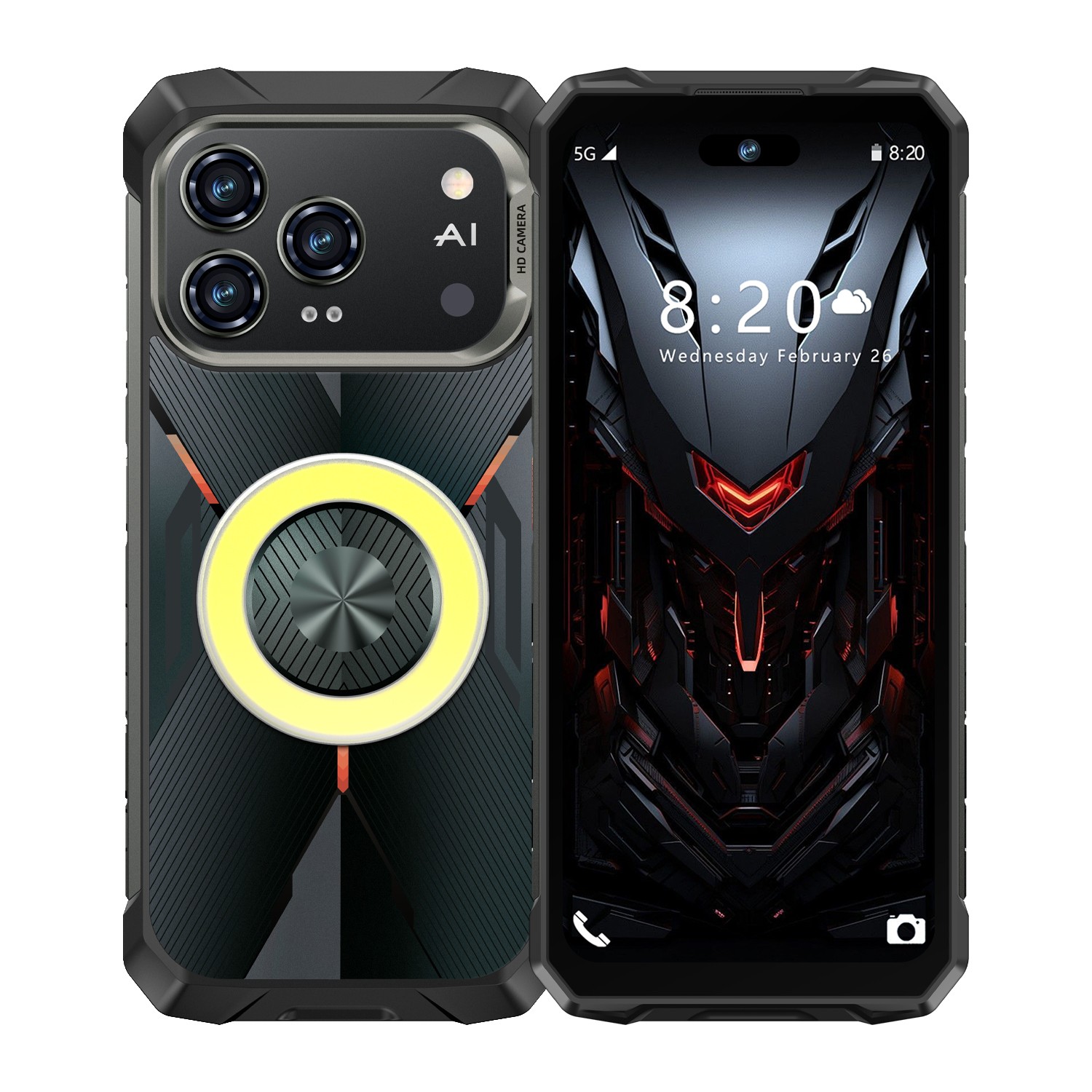 R17 Pro MAX 12GB+256G 5G Rugged Smartphone Unlocked Cell Phone Dual Sim 11000mAh