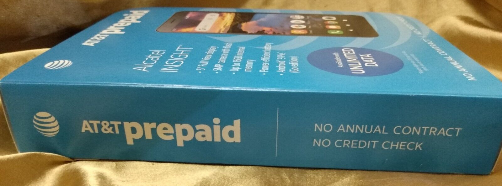 AT&T Prepaid Alcatel INSIGHT Android Smartphone 5″ Display 16 GB , 5005R – Gray