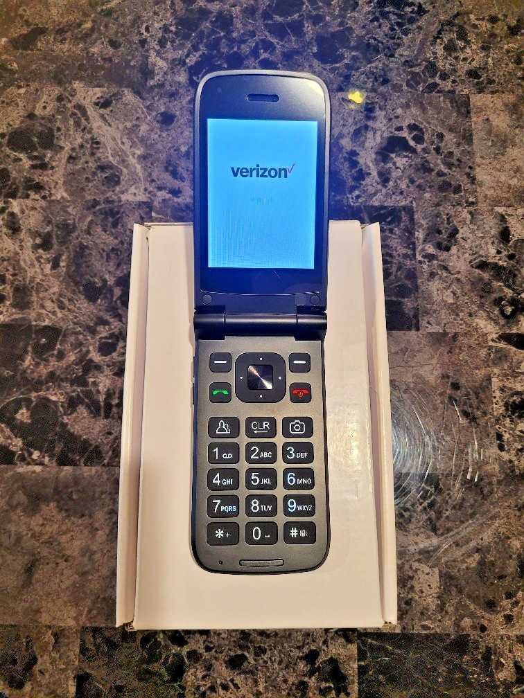 Verizon Orbic Journey V 4G LTE Black Prepaid and Postpaid 4G Flip Phone