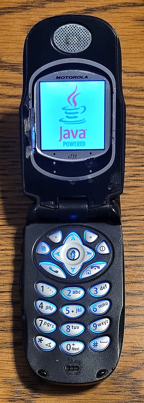 Motorola i710 – Black and Silver ( Nextel ) Rare Cellular iDEN PTT Flip Phone