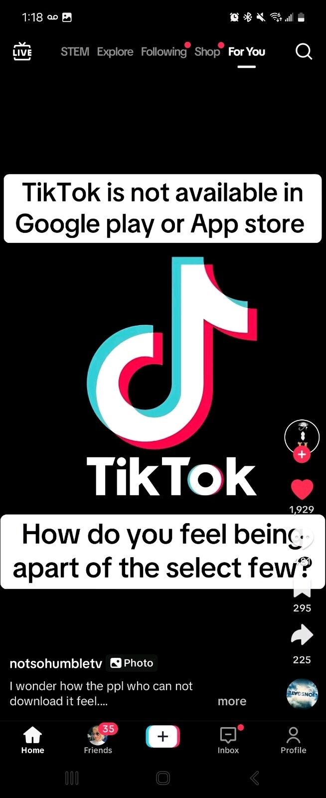 Android 9s+ With Tic Tok