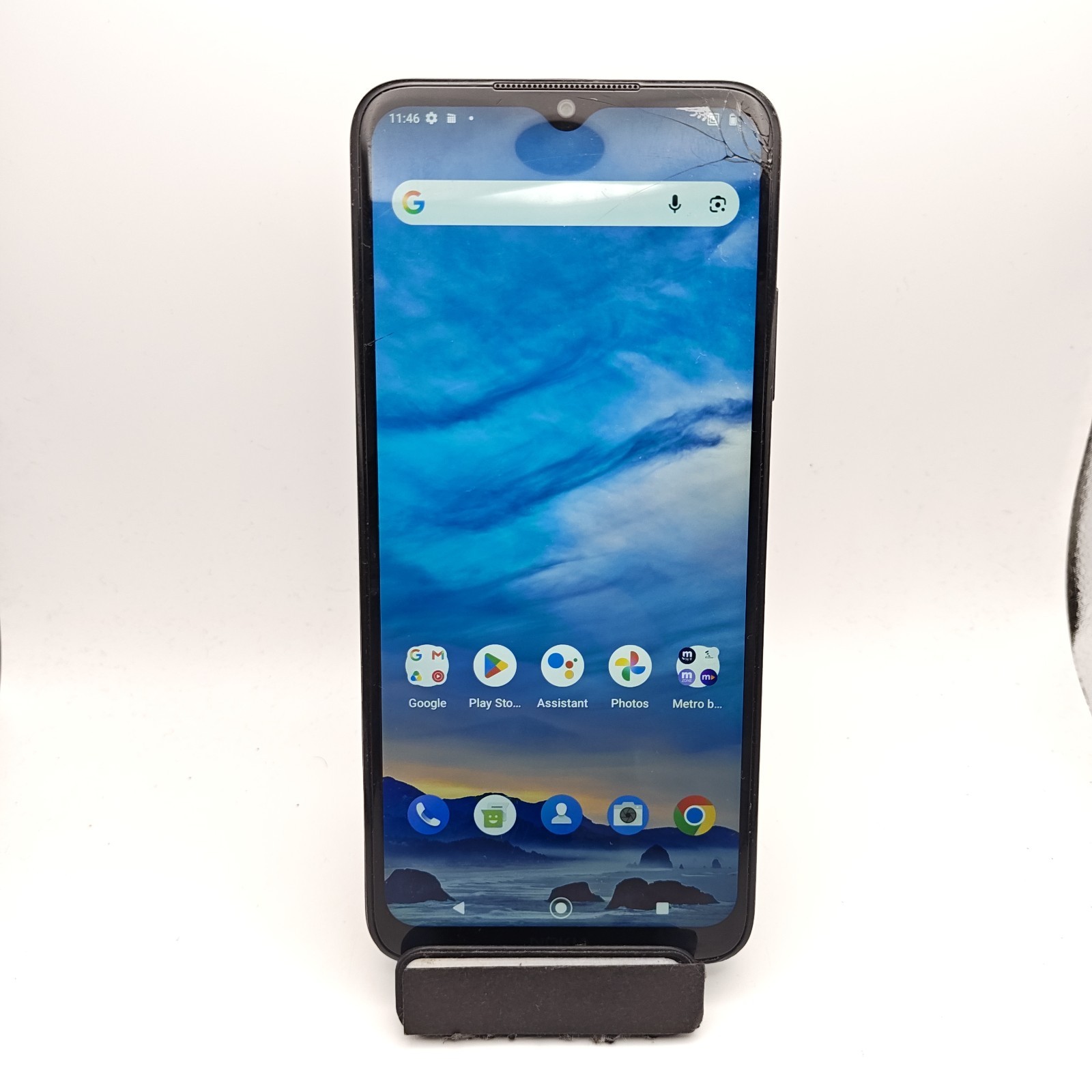 Nokia G400 5G TA-1448 Smartphone (Metro Unlocked) – 64GB Gray – CRACKED #3845