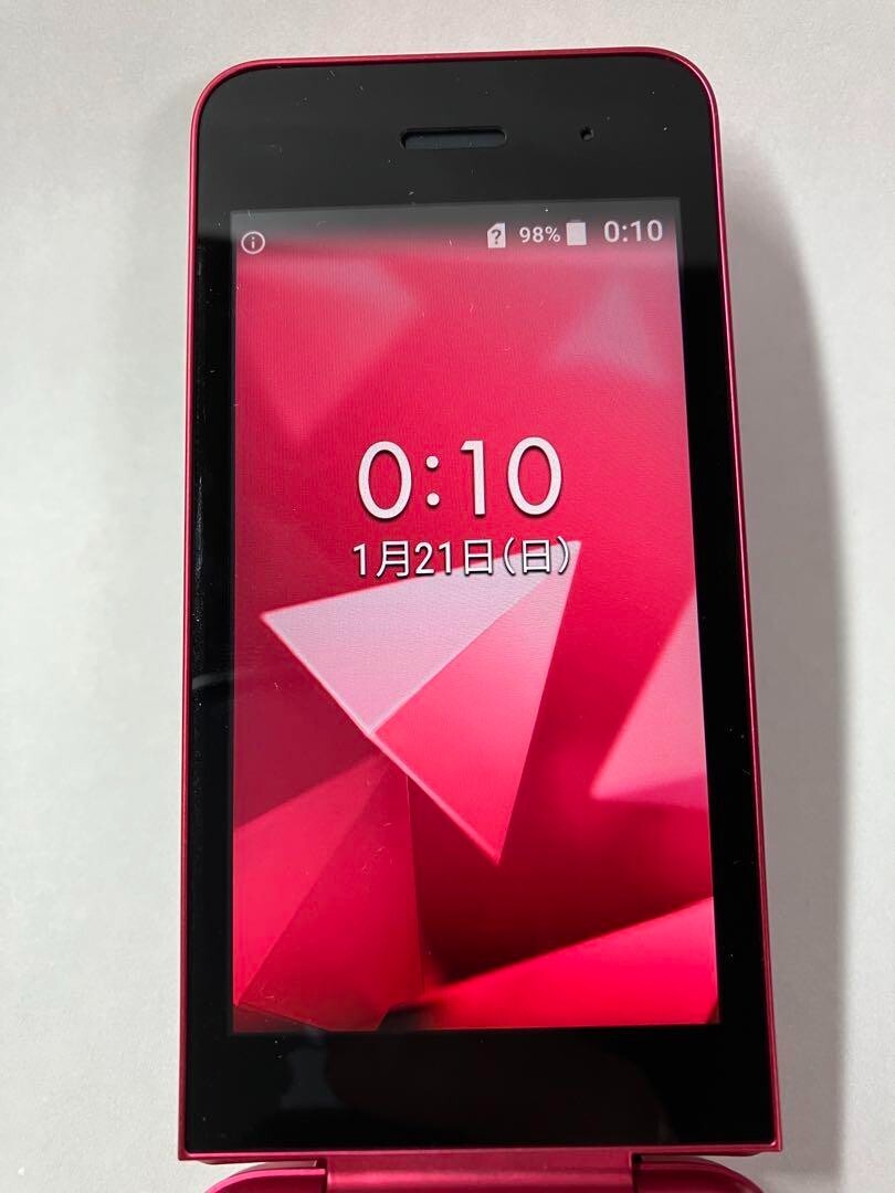 KYOCERA KY-42C DIGNO KEITAI Red ANDROID FLIP PHONE UNLOCKED docomo JAPAN
