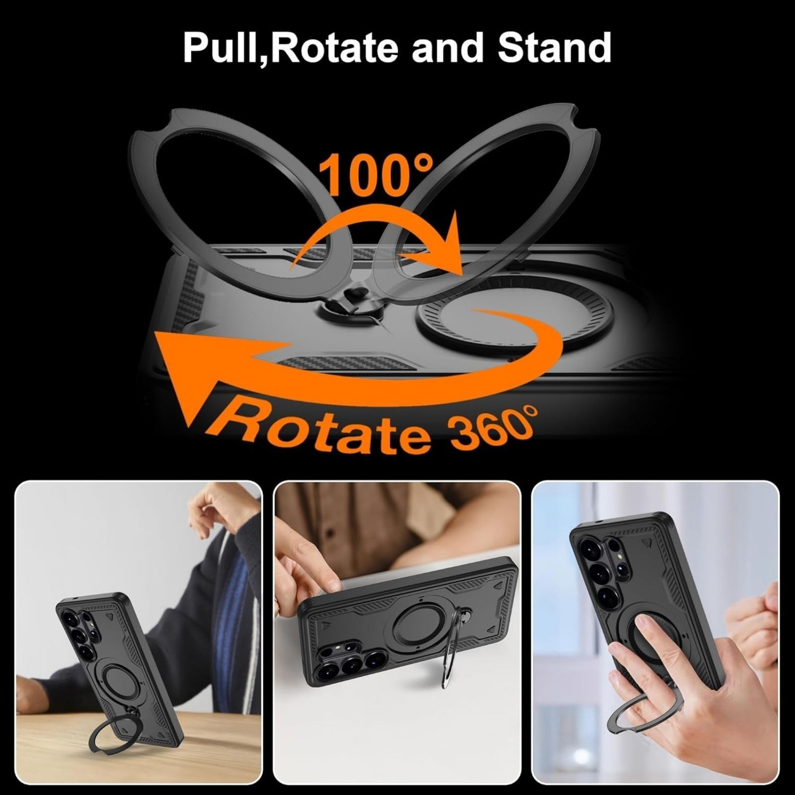 For Samsung Galaxy S26 Ultra Case with Military Grade Anti-Fingerprint‌ Cover