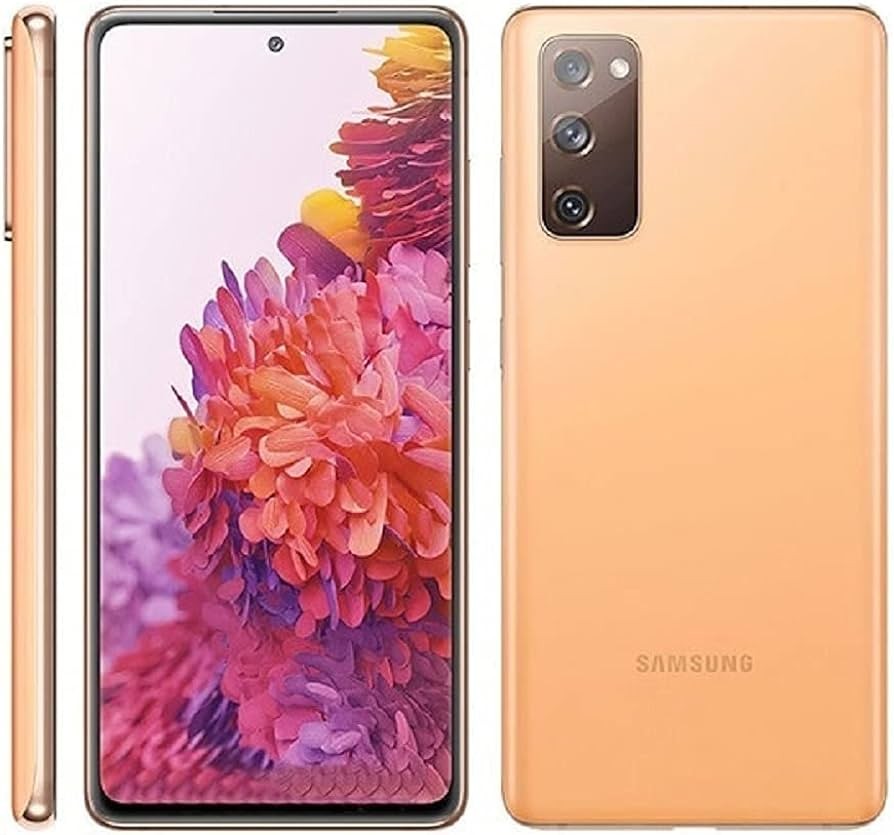 Samsung Galaxy S20 FE 5G SM-G781B Unlocked 128GB Cloud Orange A Light Burn