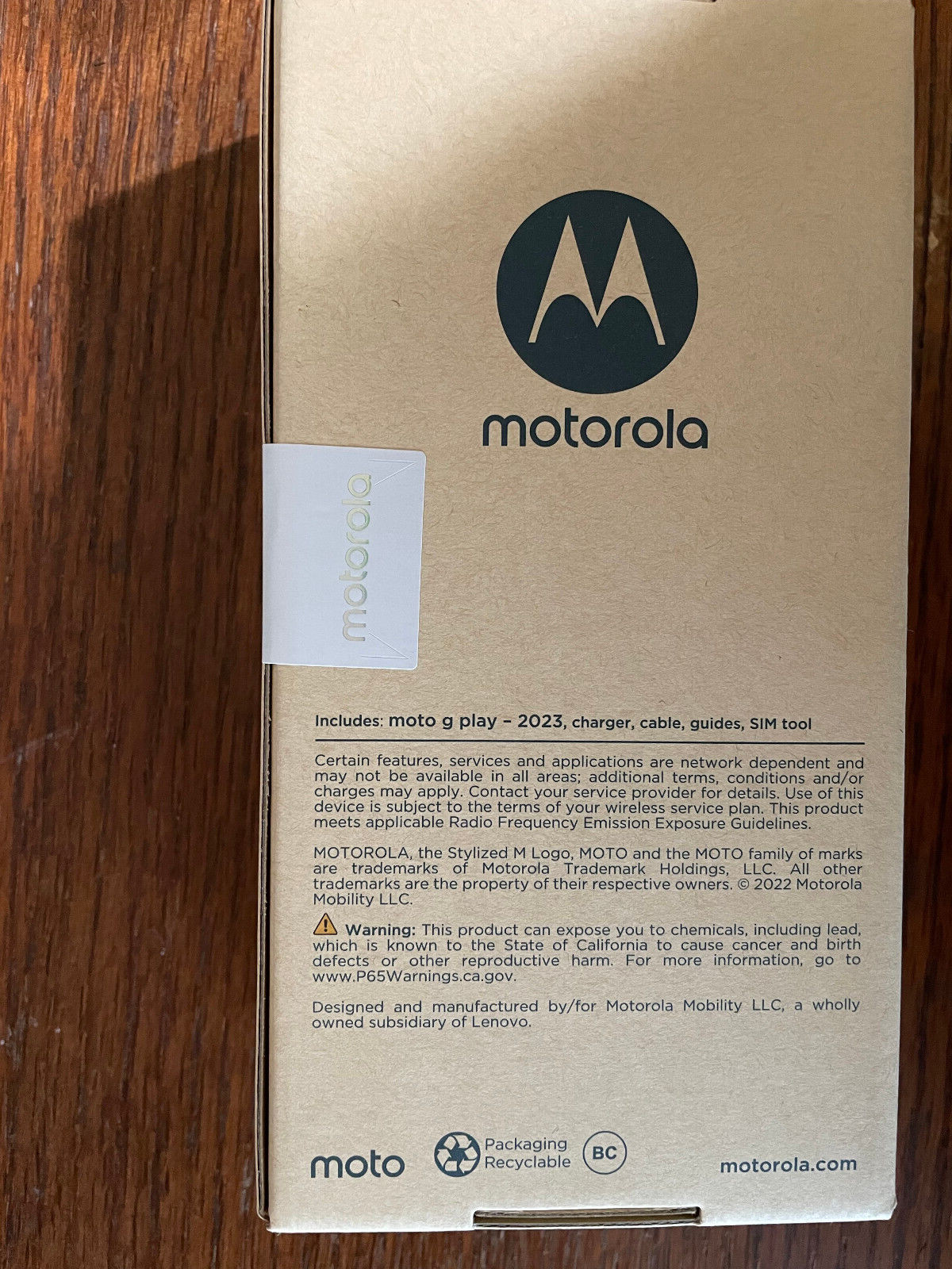 Motorola moto G Play (2023) – 32GB – Navy Blue BRAND NEW (Unlocked) (Single SIM)