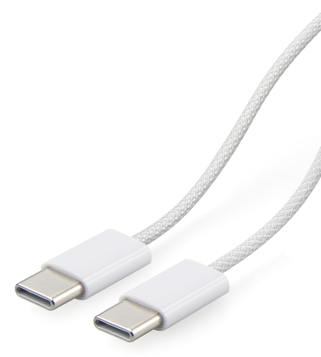 2ft USB C Cable, 60W Fast Charging, Nylon Braided USB C to USB C for Switch, Gal