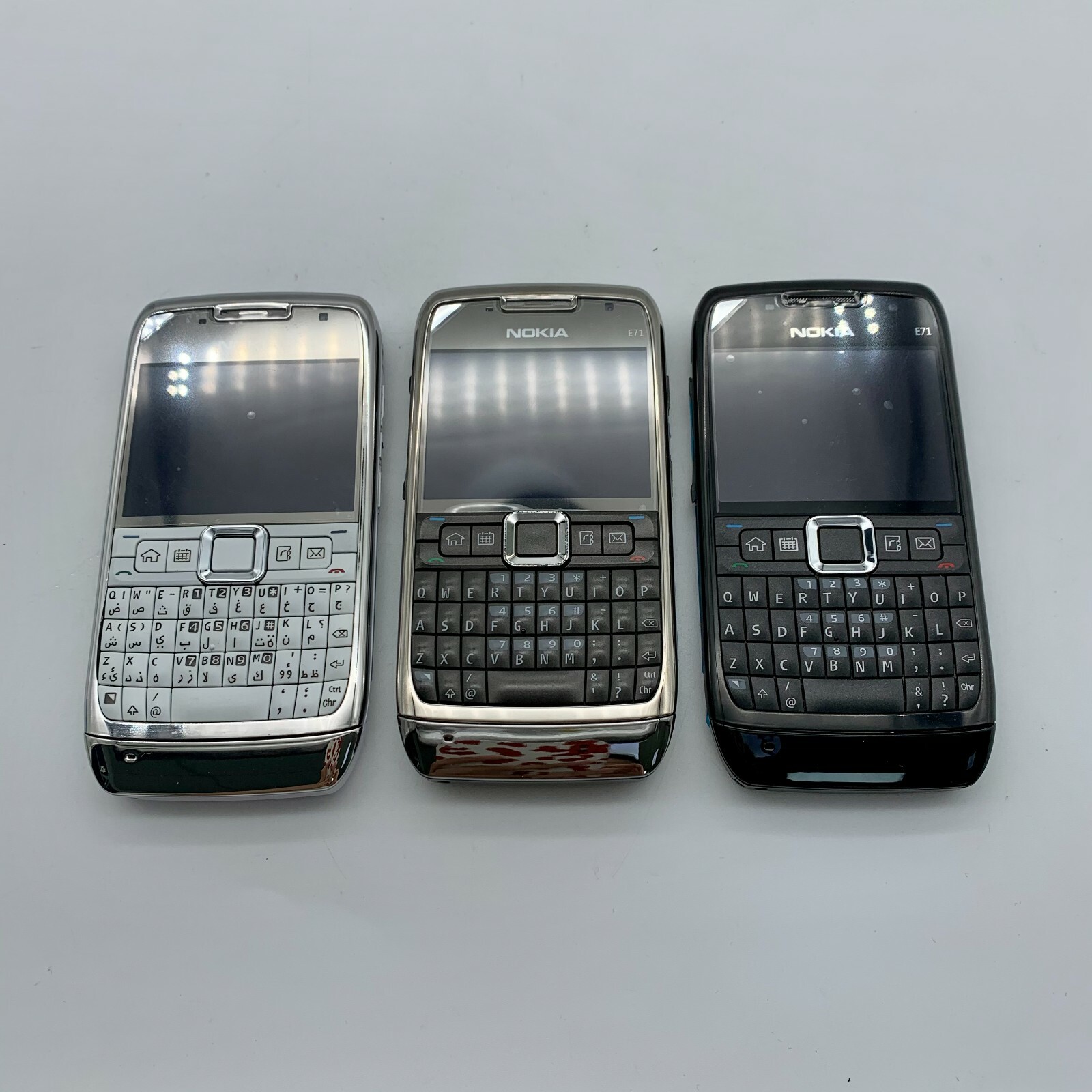 Original Nokia E Series E71 Unlocked QWERTY Keypad 3G WIFI MP3 3.15MP CellPhone