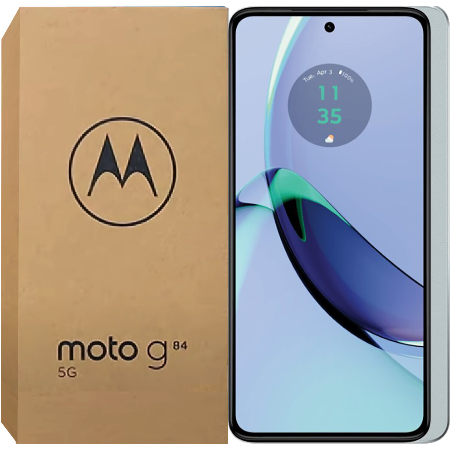 Motorola Moto G84 5G Marshmallow Blue 256GB + 8GB Dual-SIM Unlocked GSM NEW