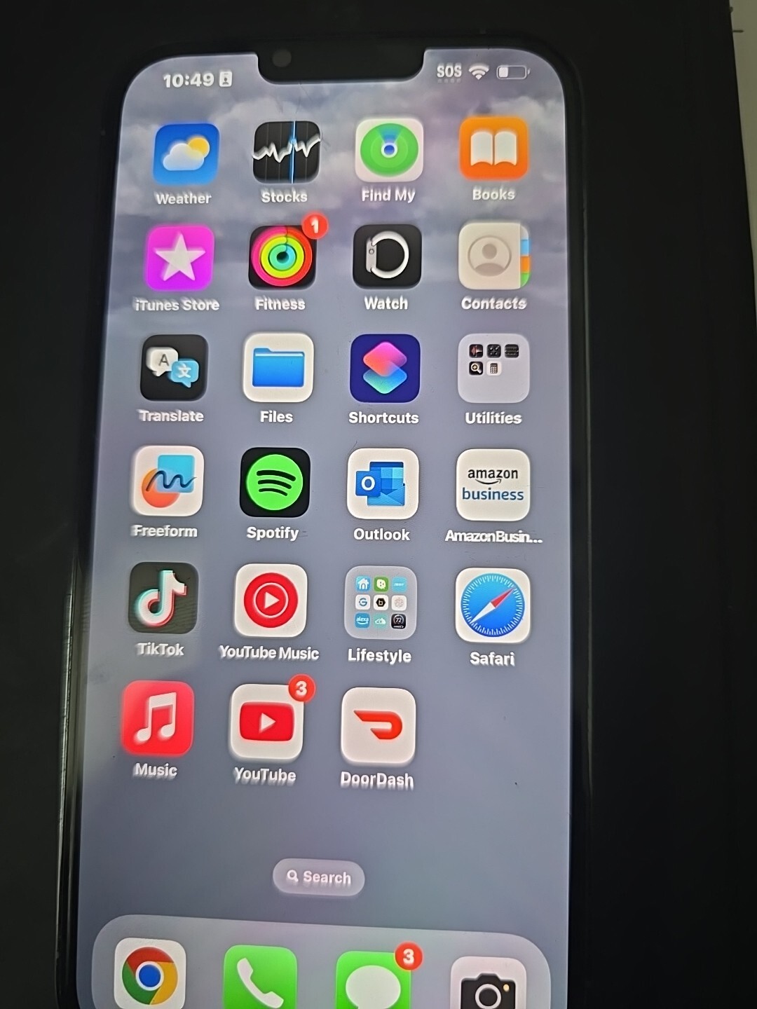 Apple iPhone 13 Pro Max – 128 GB – Blue T-MOBILE or METRO PCS, With Tiktok