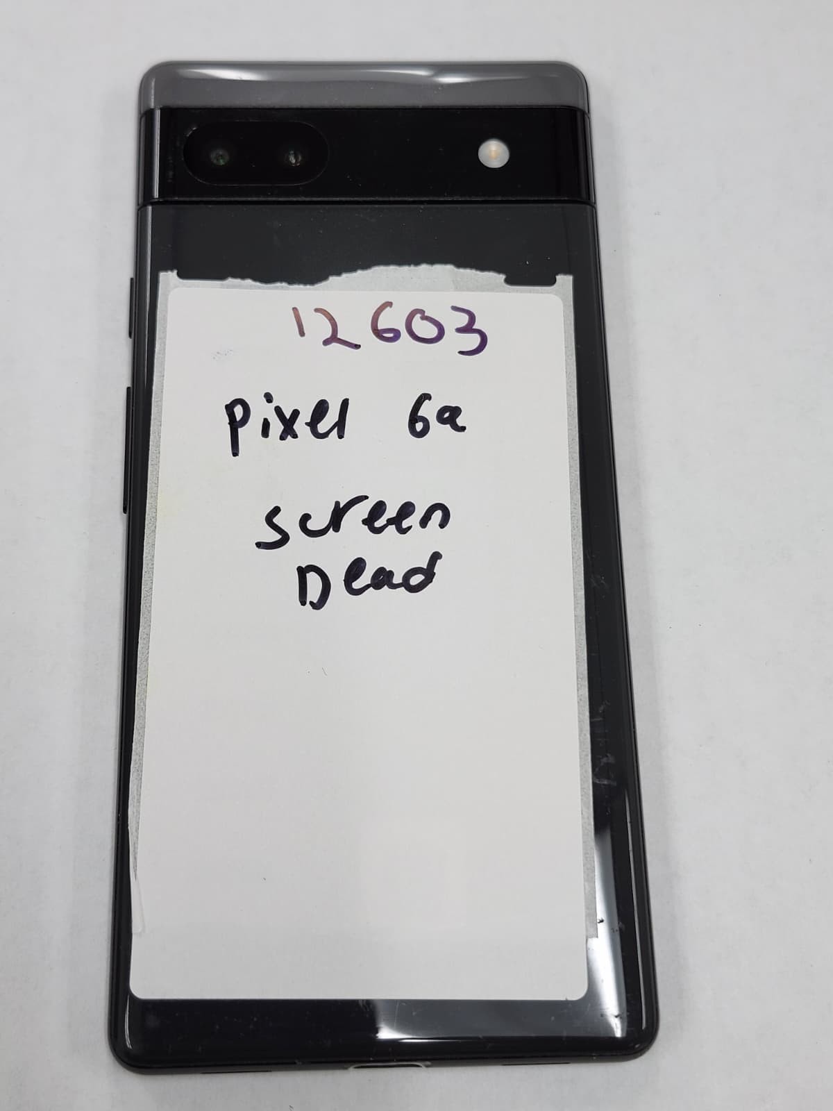 DEFECTIVE – Google Pixel 6a – 128GB – Black – Unknown – 12603