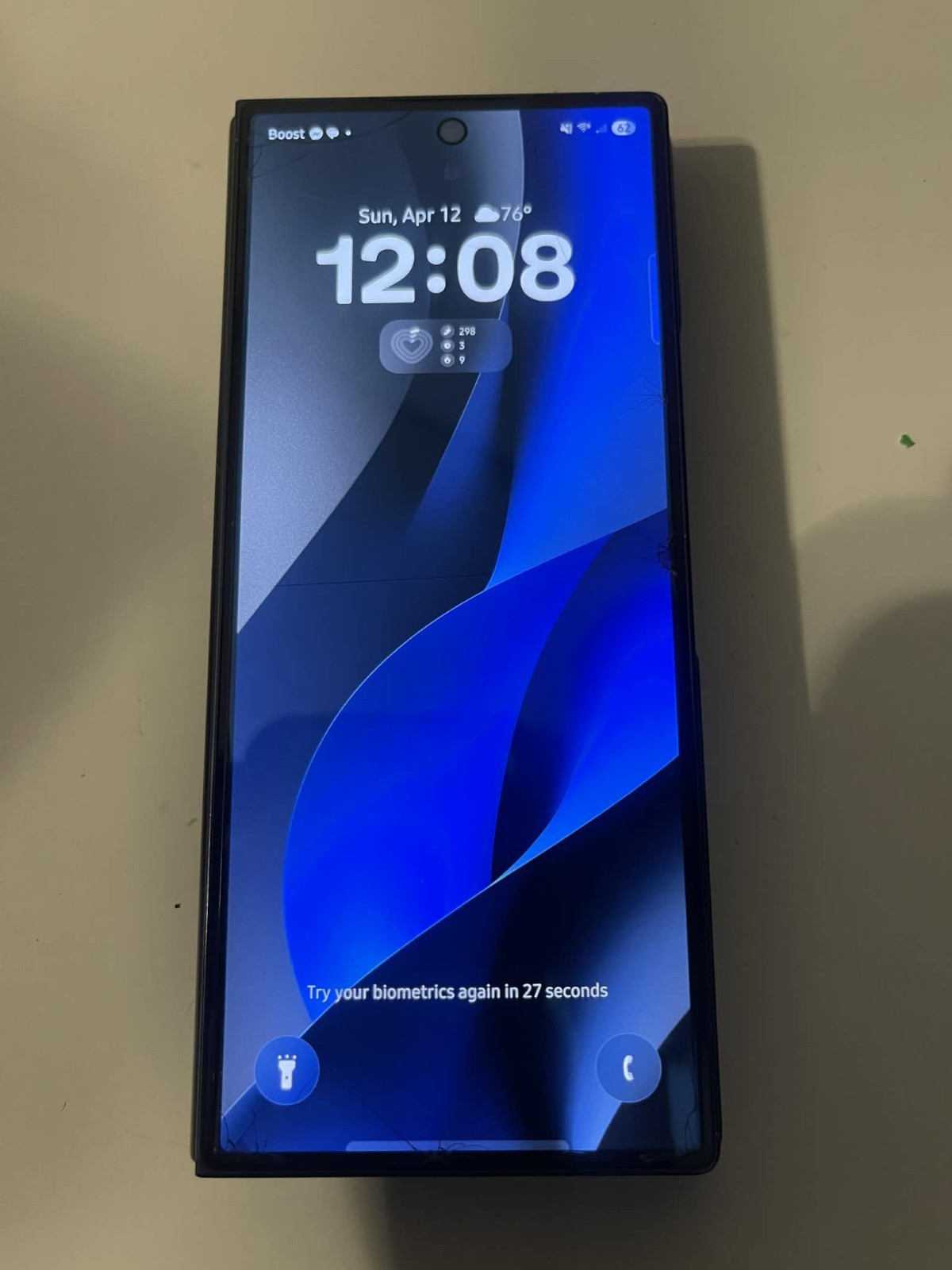 Samsung Galaxy Z Fold6 Black 512GB 12GB RAM Foldable Display Dual SIM Boost