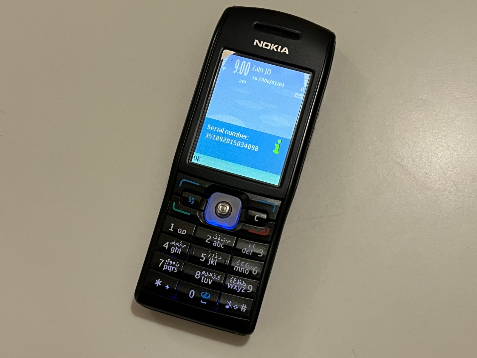 Nokia E50-1 Black (Unlocked) Mobile phone