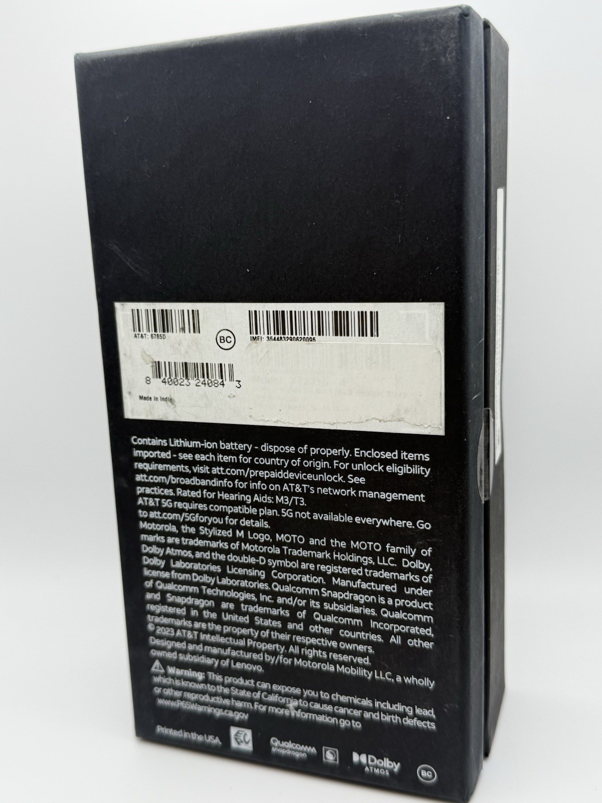 NEW! Motorola Moto G Stylus 5G 2023 XT2315-4 GSM Locked AT&T 128GB 50MP 6.6″
