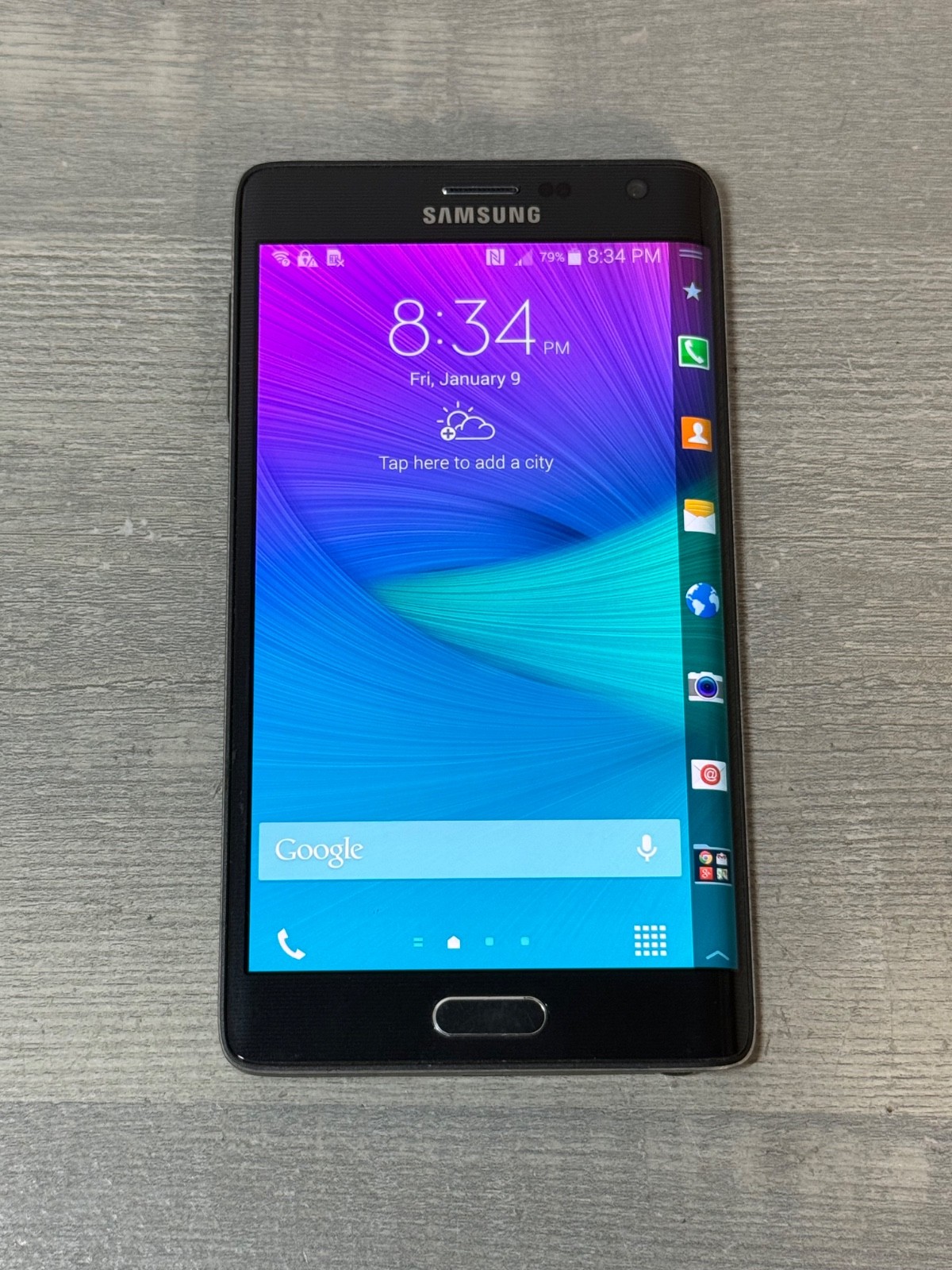 Samsung Galaxy Note 4 Edge SM-N915F 32GB Unlocked Smartphone Very Good Black A+