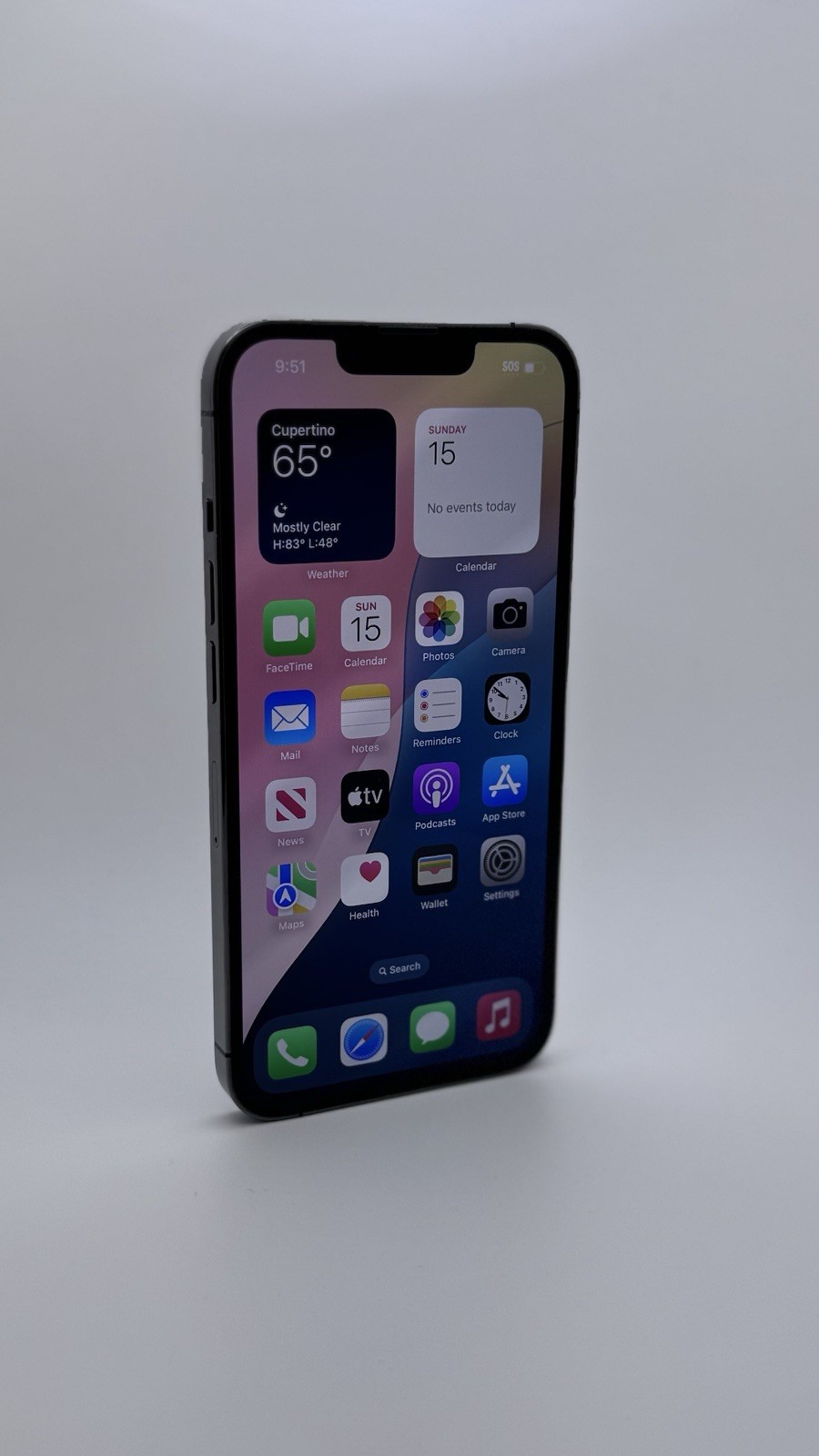 Apple iPhone 13 Pro – Graphite – Wi-Fi, Bluetooth, NFC, iOS, Bar Style